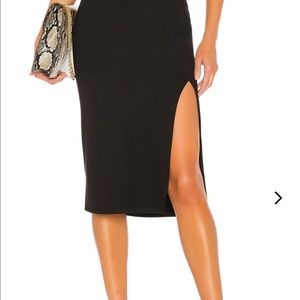 Lovers+Friends Split Midi Skirt, XS, New